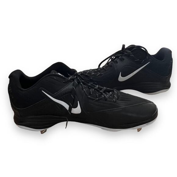 Nike Mens Baseball Metal Cleats Size 15 Black 684685-010 Air MVP Pro 2 Athletic - Picture 5 of 8
